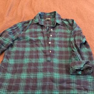 J crew button down flannel